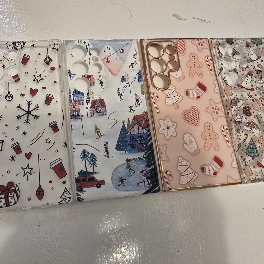 Festive Holiday Phone Cases Set